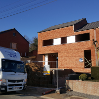 Nieuwbouw woning met langenzenn pannen